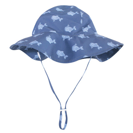 Hudson Baby Baby Girls' Sun Protection Hat, Dark B
