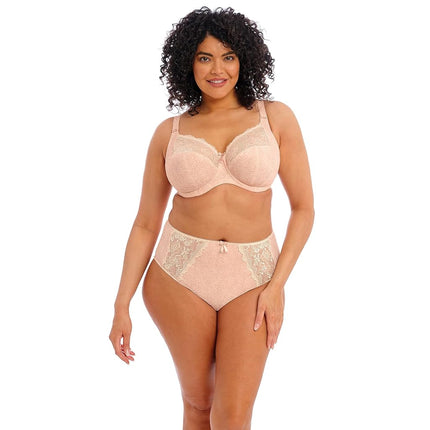 Elomi Women's Morgan Stretch Lace Banded Underwire Bra Unlined, Sheer, Cameo Rose, 38K US
