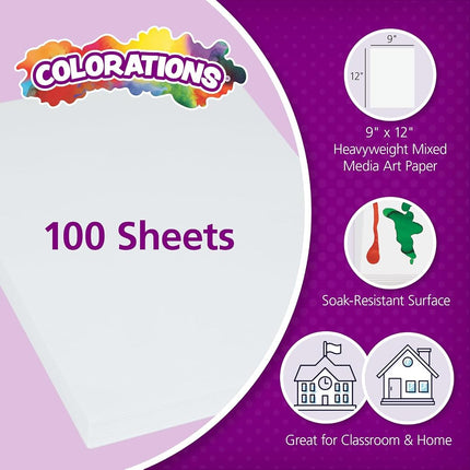 The Ultimate Art Paper - 100 Sheets (Item # 9UP) by Colorations