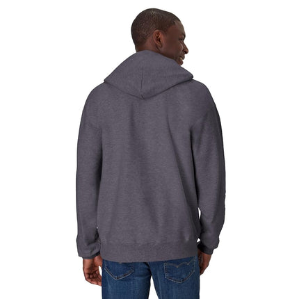 Hanes unisex-adult mensOF170Ultimate Cotton Pullover Hood Long Sleeve Hooded Sweatshirt - Charcoal - XL