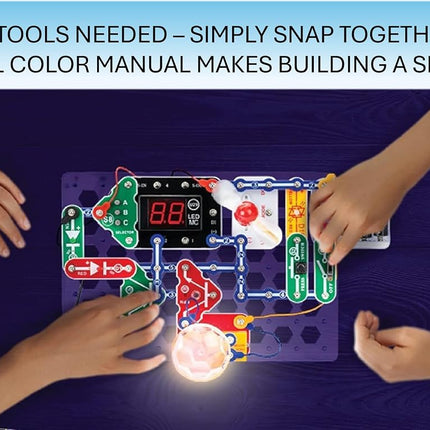 Snap Circuits Arcade Electronics Exploration Kit | Over 200 STEM Projects | 4-Color Project Manual | 20+ Build and Play Games | 35+ Snap Modules | Unlimited Fun