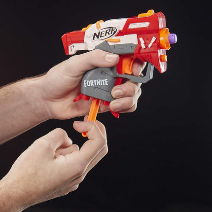 Nerf Micro Shots: Fortnite - Micro TS Dart-Firing Toy w/ 2 Official Elite Darts