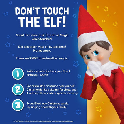 The Elf on the Shelf: A Christmas Tradition Girl Dark Tone - Includes Doll, Book and Box.