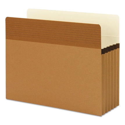 Chemises à soufflet Easy Grip, Redrope, format Lettre, extension de 5 1/4 po, 10/boîte