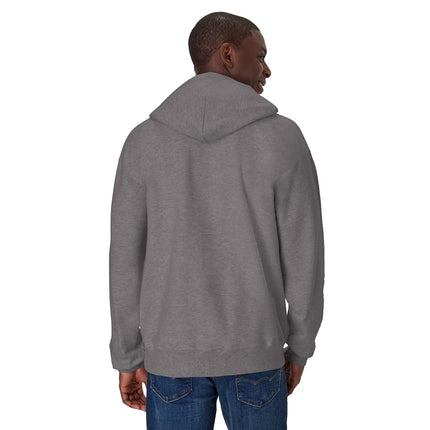 Hanes Men's Ultimate Cotton Hooded Sweatshirt, Oxford Gray, S