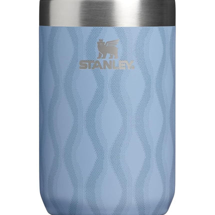 STANLEY Everyday Camp Cup 12 oz | Drink Through Lid | Cup for Coffee, Tea and Drinks | Insulated Stainless Steel | BPA-Free | Slate Blue Drift