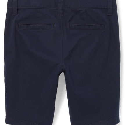 The Children's Place Girls' Uniform Chino Shorts Tidal 14