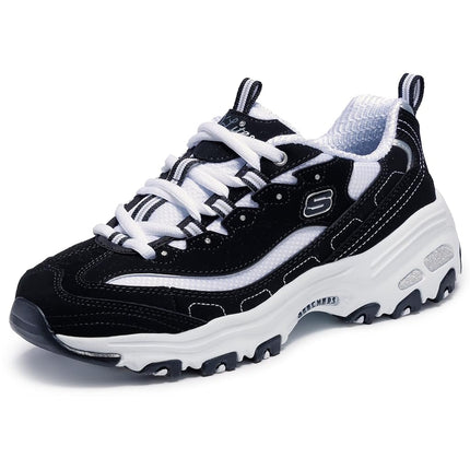Skechers Women's D'lites-biggest Fan Trainers, Bla