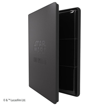 Gamegenic | Star Wars: Unlimited Card Game - Zip-Up Album 18-Pocket - Black | Trading Card Accessory | Ages 12+