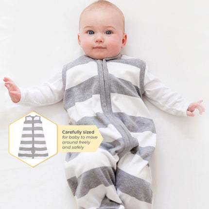 Burt's Bees Baby - Beekeeper Wearable Blanket, 100% Organic Cotton, Swaddle Transition Sleeping Bag - - S