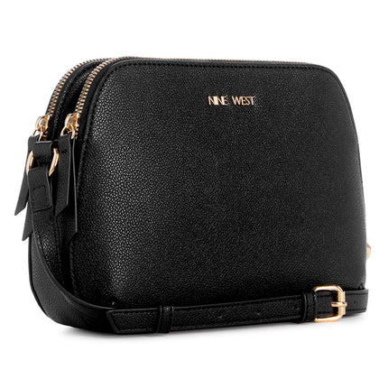 NINE WEST Cibrina Mini Dome Crossbody, Black, Medium