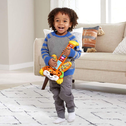 Guitarra Rockera Tigre Zoo Jamz VTech, Naranja