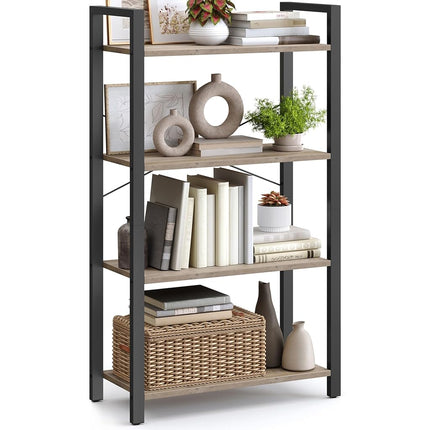 VASAGLE 6-Tier Tall Bookshelf, Large Bookcase with