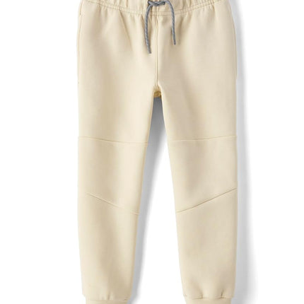 The Children's Place Boys' Active Scuba Knit Jogger Pants, Hay Stack, Small