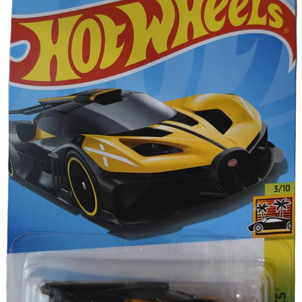 Hot Wheels Bugatti Bolide, Exotics 3/10 [Black/Yellow] 185/250