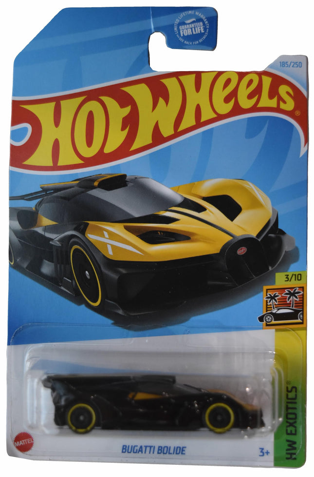 Hot Wheels Bugatti Bolide, Exotics 3/10 [Black/Yel