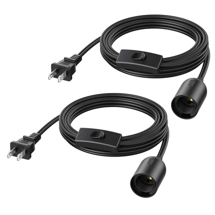Cable Matters 2-Pack Hanging Light Cord with Switc