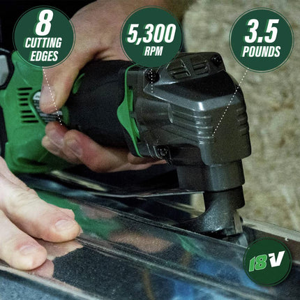 Metabo HPT Cordless Shear | 18V Lithium Ion Shear | Tool Body Only | CE18DSLQ4