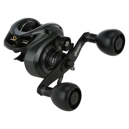 Abu Garcia Beast Low Profile Baitcasting Reel | Freshwater & Saltwater Predator Casting Fishing Reel | 7.3:1 Gear Ratio | Power Stack Carbon Drag | Aluminium Body | 2000 | Left Handed