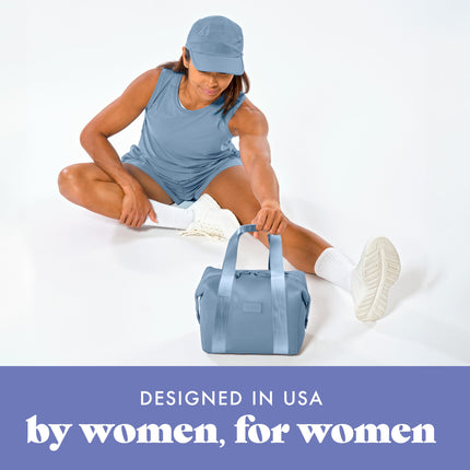 Fit & Fresh Remi Lunch Bag for Women Work – Neoprene Lunch Tote with Containers & Ice Pack, Reusable Meal Prep Lunch Box, Large Capacity, Machine Washable, Slate