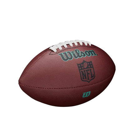 WILSON NFL Ignition Gen Green Football - Brown, Junior Size