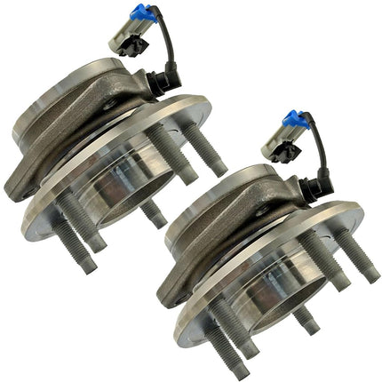TRQ Wheel Hub & Bearing Front Left & Right Pair Set of 2 for Equinox Torrent Vue