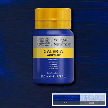 Winsor & Newton, acrylic paint, ultramarine, 250 ml (Pack of 1)
