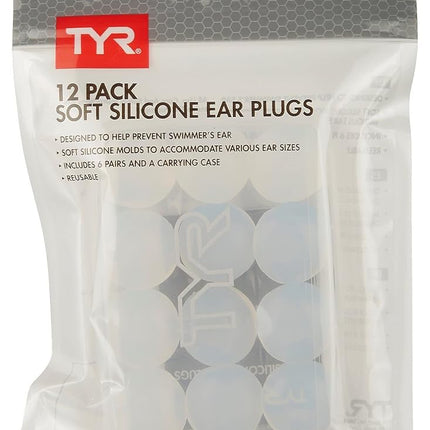 TYR Soft Silicone Ear Plugs