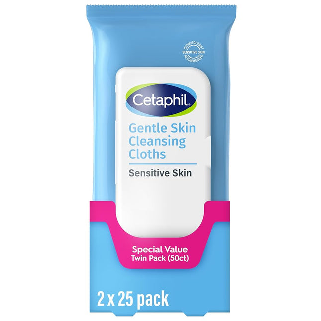 Cetaphil Face and Body Wipes, Gentle Skin Cleansin