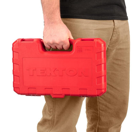 TEKTON 3/8 Inch Drive 6-Point Impact Socket Set, 41-Piece (6-24 mm) | SID91401