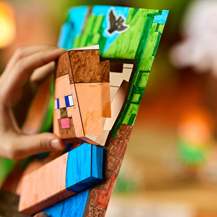 CRAYOLA Minecraft, POPs 3D Kids Art Set, Coloring Book Alternative, Gift for Boys & Girls, Ages 6+