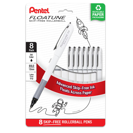 Pentel Floatune Rollerball Pen, (1.0mm), Bold Poin