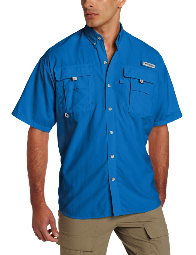Columbia Men's Bahama II UPF 30 Short Sleeve PFG F
