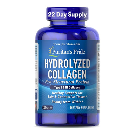 Puritans Pride Hydrolyzed Collagen 1000 Mg Caplets