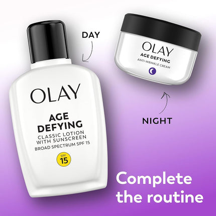 Olay Age Defying Protective Renewal Lotion With Sunscreen Broad Spectrum Spf