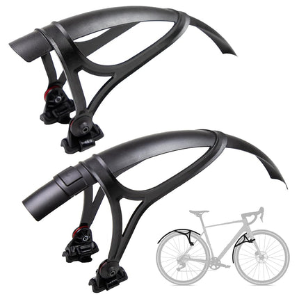 ZEFAL 28 GRAVEL SHIELD G50 SET 2024 MUDGUARDS, Bla