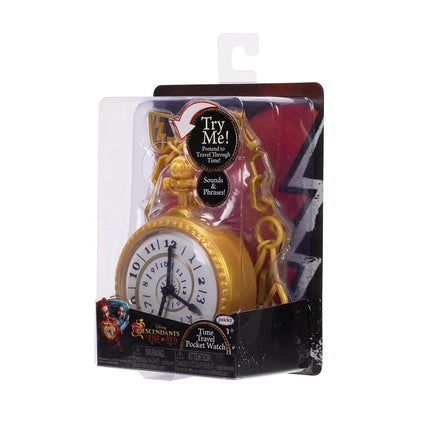 DESCENDENTS Disney Descendants Rise of Red Time Travel Pocket Watch, Reds Pocket Watch, Interactive Play, Sounds and Phrases, Includes Batteries