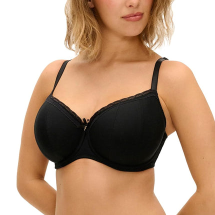 Freya 403315 Flirt Padded Half Cup Bra Black