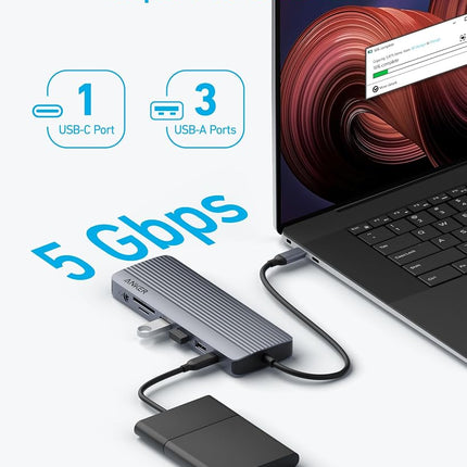 Anker Laptop Docking Station 3 Monitors, 14in1 USBC Hub with Triple Display