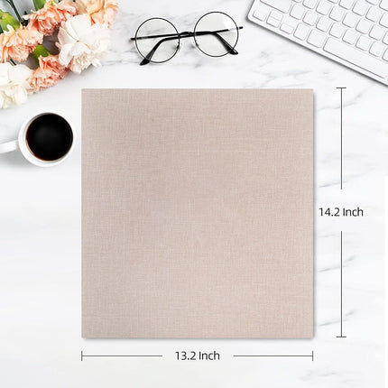 potricher Photo Album for 4x6 1000 Photos Linen Cover Extra Large Capacity Photo Book for Family Wedding Anniversary Baby (Beige, 1000 Pockets)