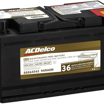 ACDelco 94RAGM Professional AGM Automotive BCI Group 94R Battery