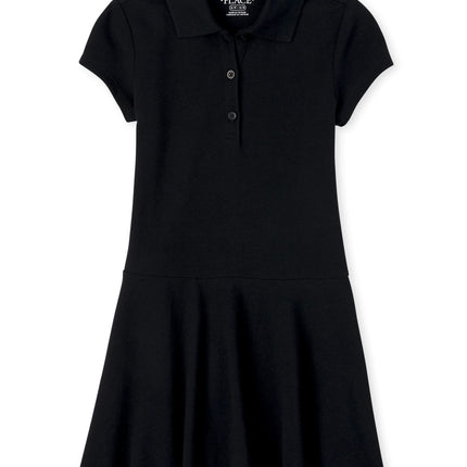 The Children's Place girls Short Sleeve Picque Pol
