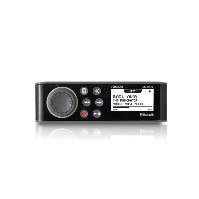 Fusion RA70N Marine Entertainment System with Bluetooth and NMEA 2000 Connectivity - Black