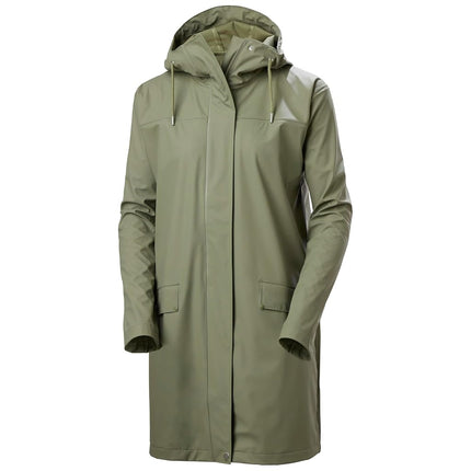Helly Hansen Women's W Moss Rain Coat, Green, XL