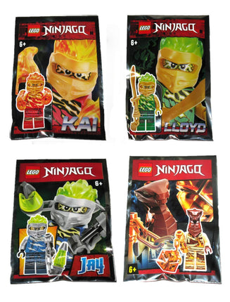 Lego Ninjago Kai Lloyd Jay and Pyro Whipper FS Spi