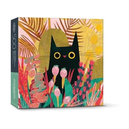 Black CAT by Karen Obuhanych, 500 piece Puzzle