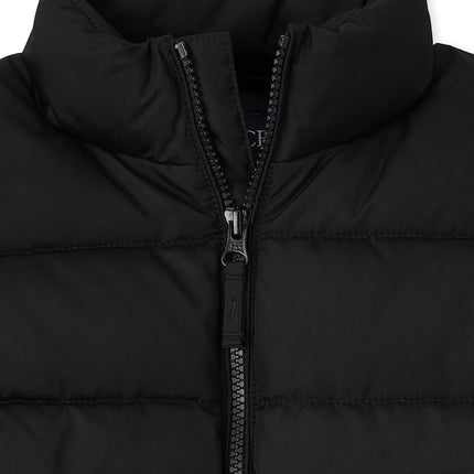 The Children's Place Doudoune mi-saison coupe-vent et imperméable pour grand garçon, Onyx, TP