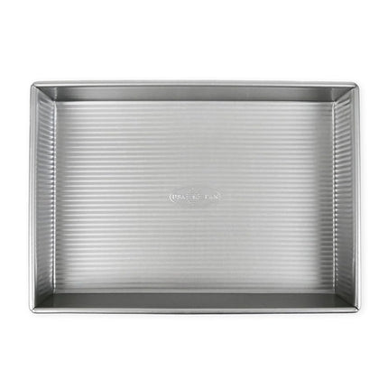 Moule à gâteau rectangulaire USA Pans 23 x 33 cm en acier aluminisé avec Americoat