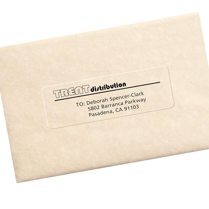 Avery Printable Address Labels with Sure Feed, 1-1/3" x 4", Matte Clear, 700 Blank Mailing Labels (05662)