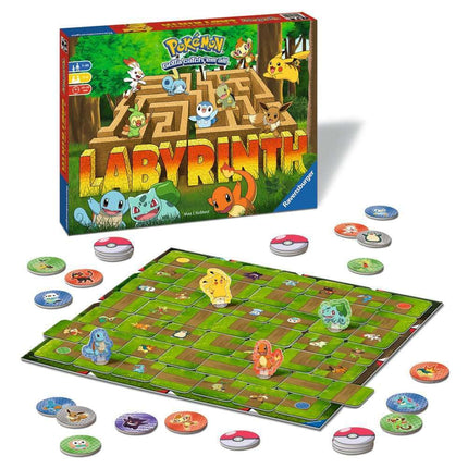 Ravensburger Pokémon Labyrinth – Moving Maze Family Board Game for Kids Age 7+ | Fun Strategy Game for 2–4 Players |Perfect Pokémon Gift for Boys & Girls